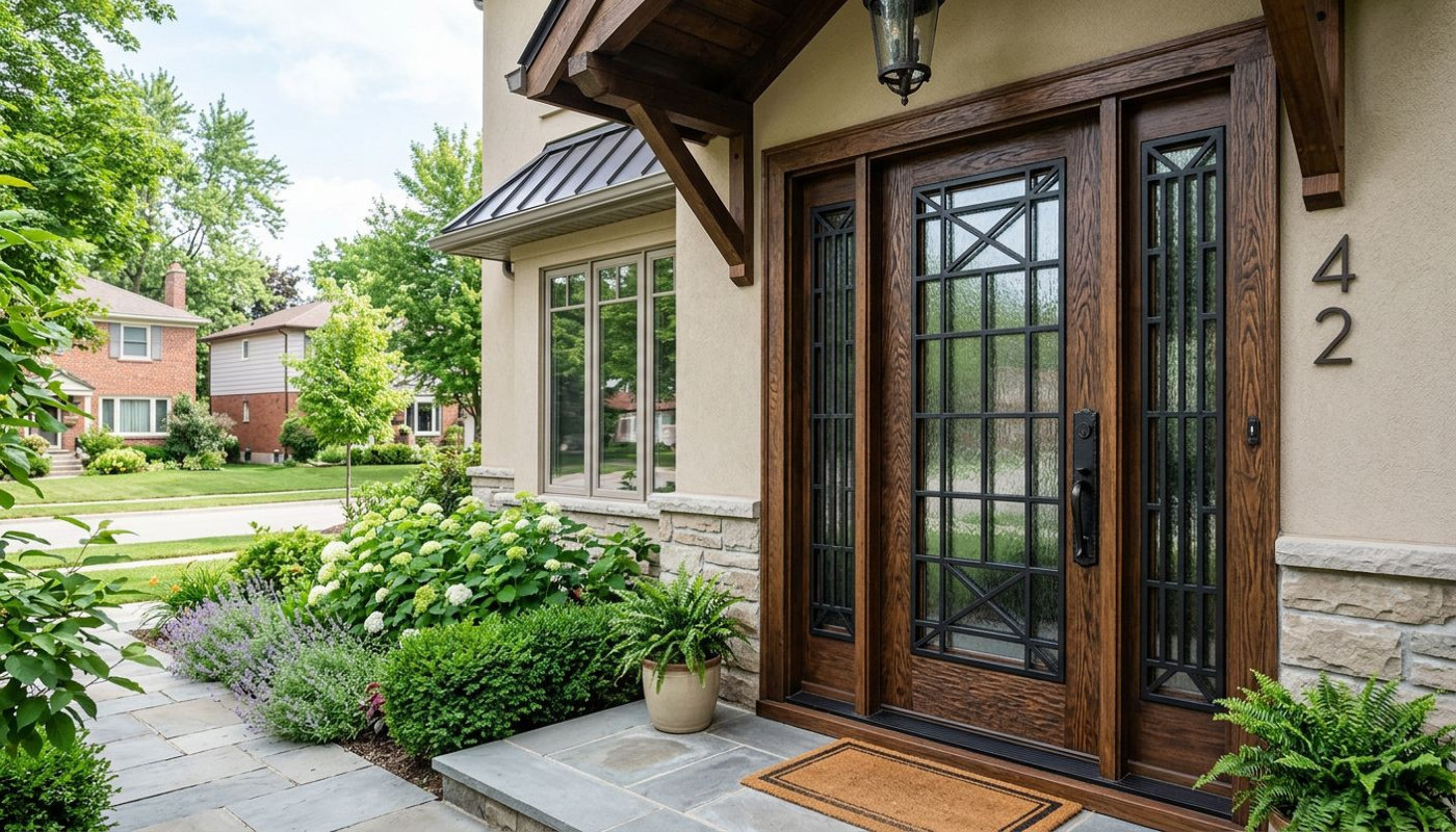 Comment choisir le meilleur matériau pour votre porte d'entrée sur-mesure ?