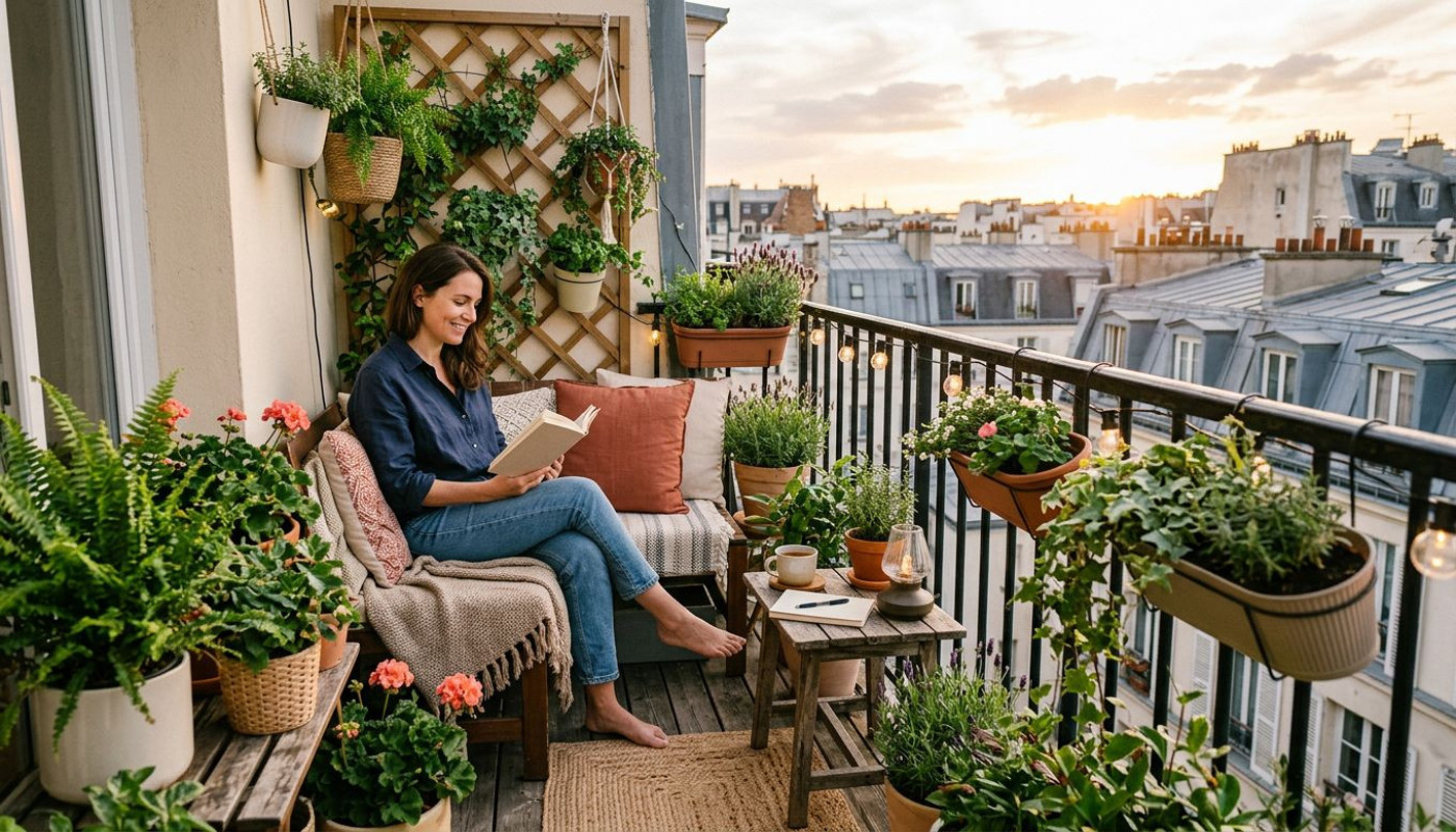 Comment transformer un petit balcon en espace extérieur inspirant
